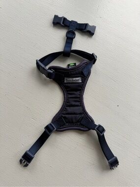 Harry Barker Quilted Padded Dog Harness Navy XS
